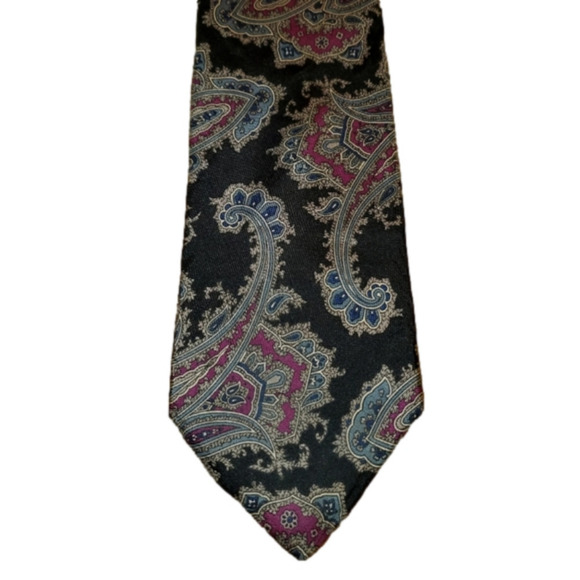 Multicolored patterned necktie NEW - Picture 1 of 5